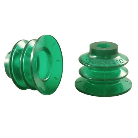 Fipa Bellows vacuum cup diam. 53 mm, Monoflex  green 50 Degrees 21.053.178.22